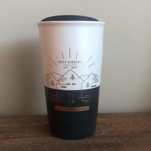 Brand New Starbucks West Virginia Ceramic Tumbler